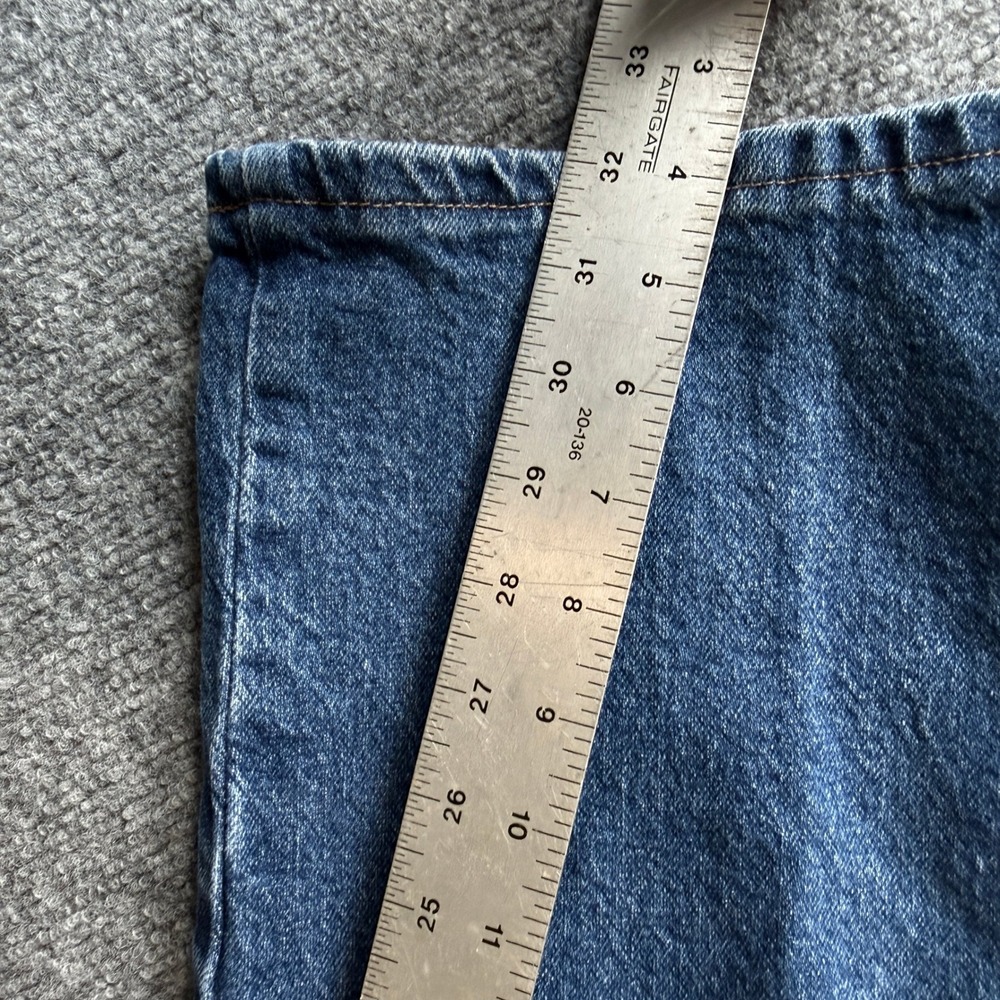 Wrangler Authentics Mens Straight Leg Jeans Blue Denim 36x32 855WAQD - Picture 7 of 8